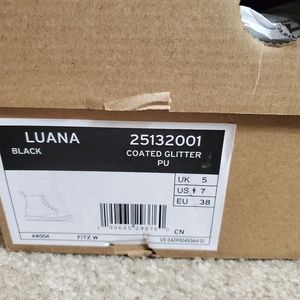 New dr. Marten luana Black glitter patent 8 eye